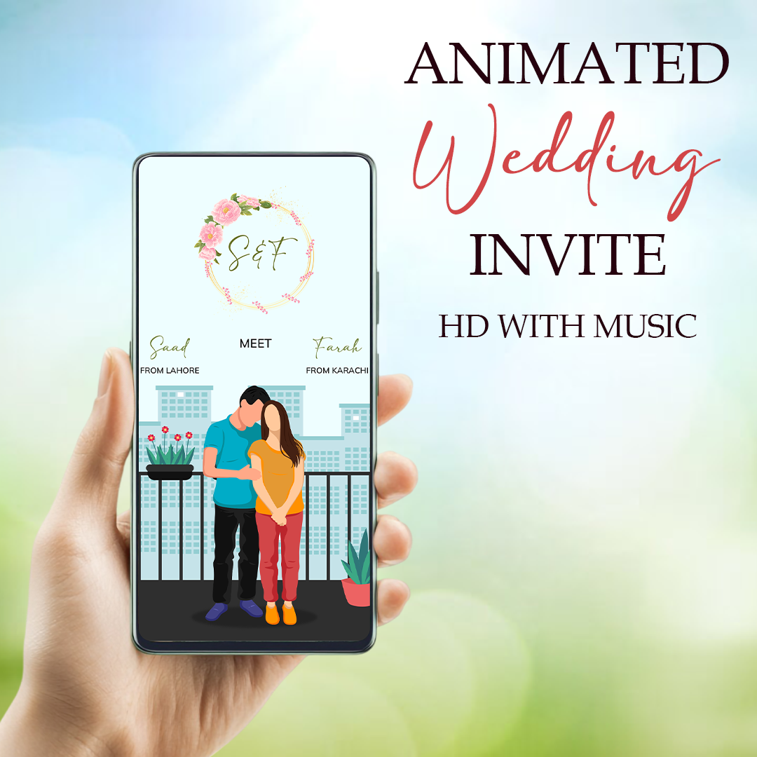 Saad And Farah Wedding Invite